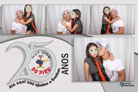 Cabine de Fotos Florianópolis 25 Anos Hot Dog Du Piru'