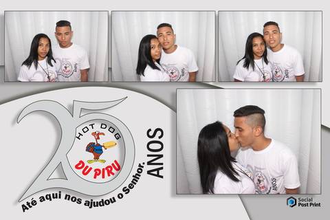 Cabine de Fotos Florianópolis 25 Anos Hot Dog Du Piru'