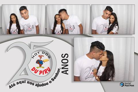 Cabine de Fotos Florianópolis 25 Anos Hot Dog Du Piru'