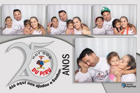 Cabine de Fotos Florianópolis 25 Anos Hot Dog Du Piru'