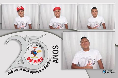 Cabine de Fotos Florianópolis 25 Anos Hot Dog Du Piru'