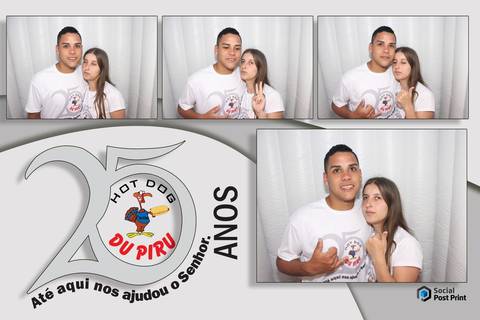 Cabine de Fotos Florianópolis 25 Anos Hot Dog Du Piru'