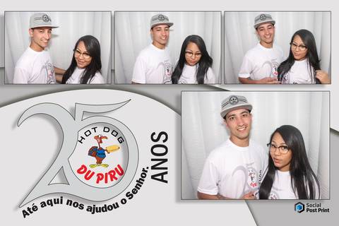 Cabine de Fotos Florianópolis 25 Anos Hot Dog Du Piru'