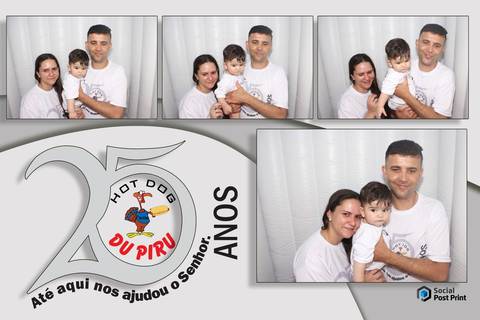 Cabine de Fotos Florianópolis 25 Anos Hot Dog Du Piru'