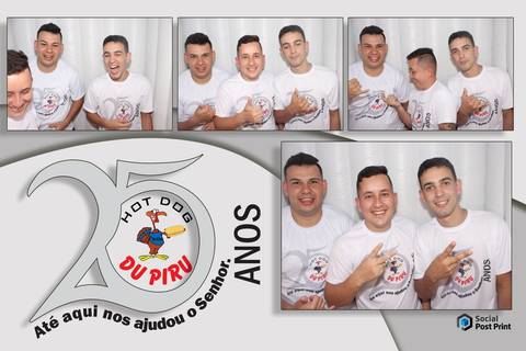 Cabine de Fotos Florianópolis 25 Anos Hot Dog Du Piru'