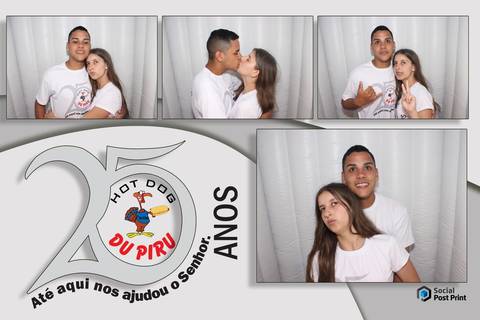 Cabine de Fotos Florianópolis 25 Anos Hot Dog Du Piru'