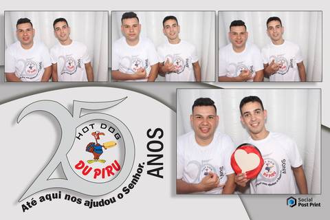 Cabine de Fotos Florianópolis 25 Anos Hot Dog Du Piru'