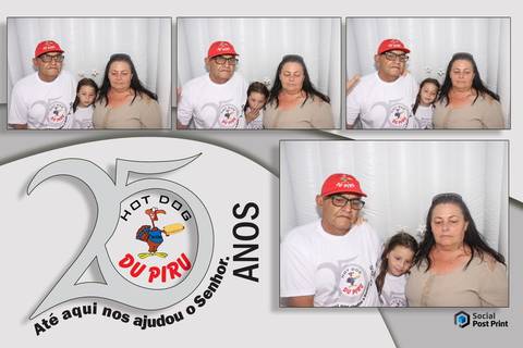 Cabine de Fotos Florianópolis 25 Anos Hot Dog Du Piru'