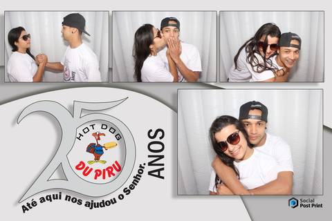 Cabine de Fotos Florianópolis 25 Anos Hot Dog Du Piru'