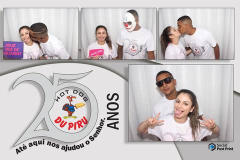 Cabine de Fotos Florianópolis 25 Anos Hot Dog Du Piru'