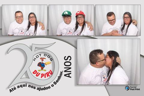 Cabine de Fotos Florianópolis 25 Anos Hot Dog Du Piru'