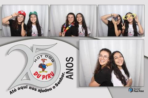 Cabine de Fotos Florianópolis 25 Anos Hot Dog Du Piru'