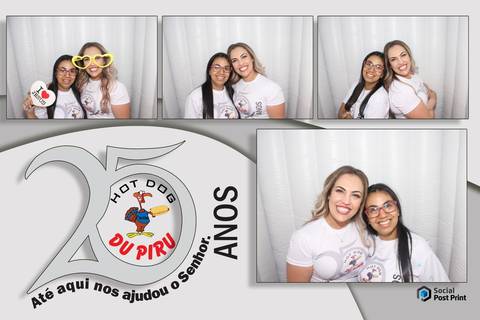 Cabine de Fotos Florianópolis 25 Anos Hot Dog Du Piru'