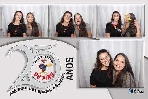 Cabine de Fotos Florianópolis 25 Anos Hot Dog Du Piru'