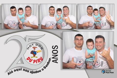 Cabine de Fotos Florianópolis 25 Anos Hot Dog Du Piru'