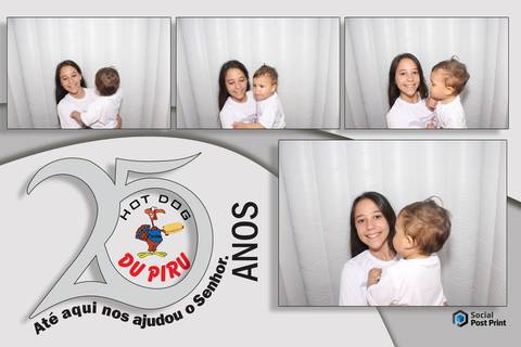 Cabine de Fotos Florianópolis 25 Anos Hot Dog Du Piru'