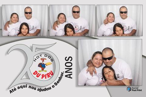 Cabine de Fotos Florianópolis 25 Anos Hot Dog Du Piru'