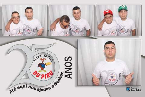 Cabine de Fotos Florianópolis 25 Anos Hot Dog Du Piru'