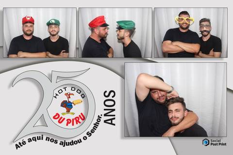 Cabine de Fotos Florianópolis 25 Anos Hot Dog Du Piru'