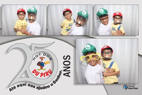 Cabine de Fotos Florianópolis 25 Anos Hot Dog Du Piru'