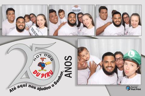 Cabine de Fotos Florianópolis 25 Anos Hot Dog Du Piru'