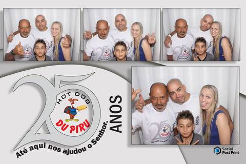 Cabine de Fotos Florianópolis 25 Anos Hot Dog Du Piru'