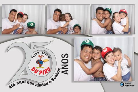 Cabine de Fotos Florianópolis 25 Anos Hot Dog Du Piru'