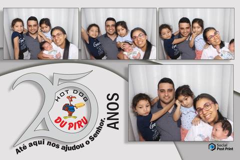 Cabine de Fotos Florianópolis 25 Anos Hot Dog Du Piru'