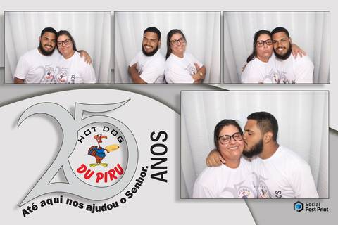 Cabine de Fotos Florianópolis 25 Anos Hot Dog Du Piru'