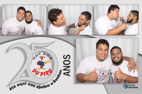 Cabine de Fotos Florianópolis 25 Anos Hot Dog Du Piru'