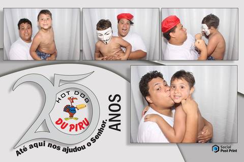 Cabine de Fotos Florianópolis 25 Anos Hot Dog Du Piru'