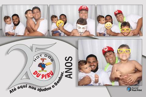 Cabine de Fotos Florianópolis 25 Anos Hot Dog Du Piru'