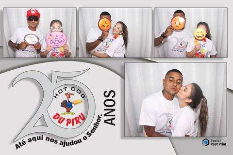 Cabine de Fotos Florianópolis 25 Anos Hot Dog Du Piru'