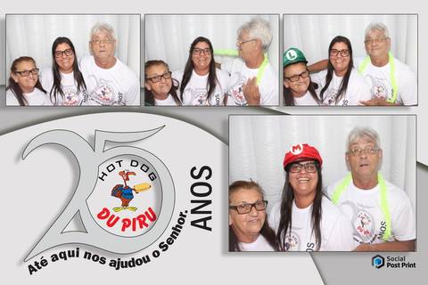 Cabine de Fotos Florianópolis 25 Anos Hot Dog Du Piru'