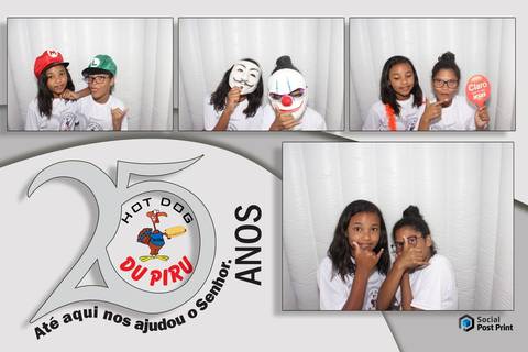 Cabine de Fotos Florianópolis 25 Anos Hot Dog Du Piru'