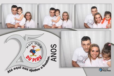 Cabine de Fotos Florianópolis 25 Anos Hot Dog Du Piru'