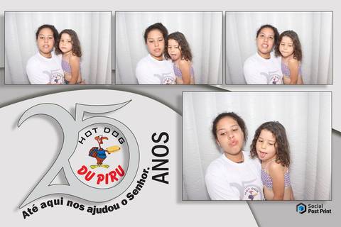 Cabine de Fotos Florianópolis 25 Anos Hot Dog Du Piru'