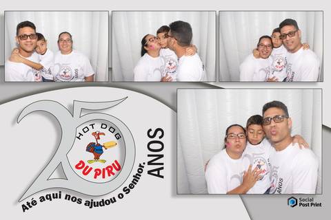 Cabine de Fotos Florianópolis 25 Anos Hot Dog Du Piru'