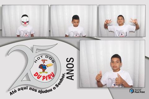 Cabine de Fotos Florianópolis 25 Anos Hot Dog Du Piru'