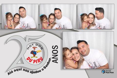 Cabine de Fotos Florianópolis 25 Anos Hot Dog Du Piru'