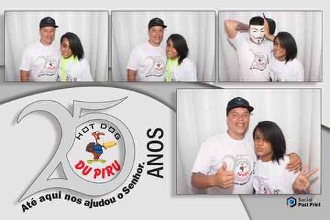 Cabine de Fotos Florianópolis 25 Anos Hot Dog Du Piru'