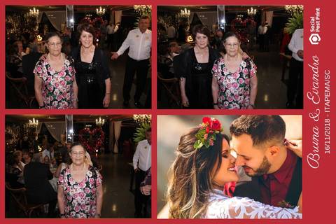 Totem Fotográfico em casamento realizado em Itapema (SC).'