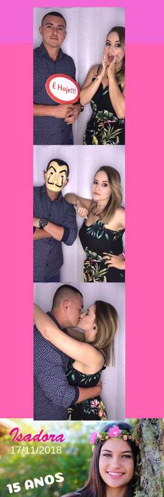 Cabine de Fotos em aniversário de 15 Anos na Palhoça'