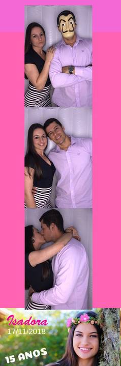 Cabine de Fotos em aniversário de 15 Anos na Palhoça'