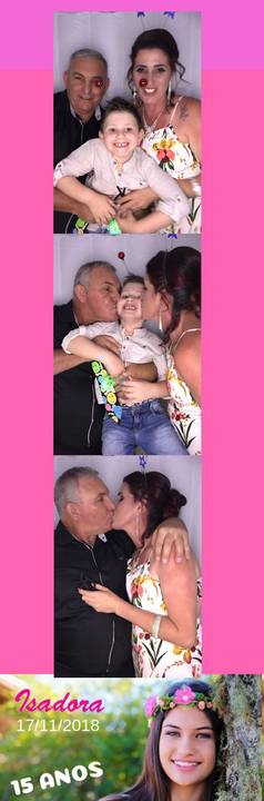 Cabine de Fotos em aniversário de 15 Anos na Palhoça'