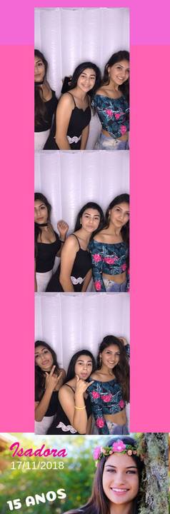Cabine de Fotos em aniversário de 15 Anos na Palhoça'