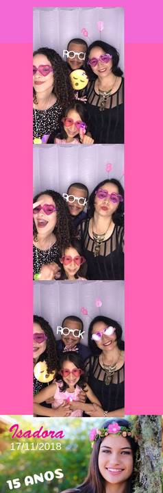 Cabine de Fotos em aniversário de 15 Anos na Palhoça'