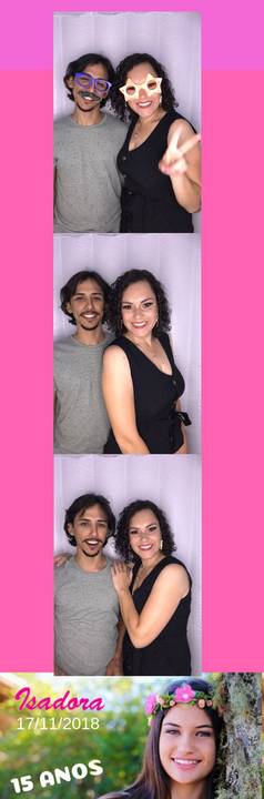 Cabine de Fotos em aniversário de 15 Anos na Palhoça'