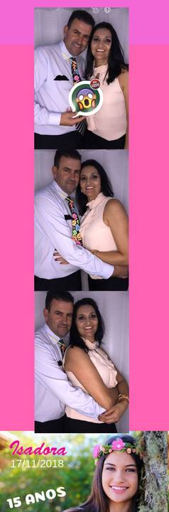Cabine de Fotos em aniversário de 15 Anos na Palhoça'
