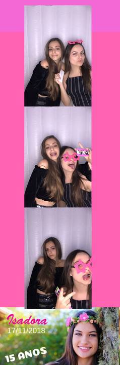 Cabine de Fotos em aniversário de 15 Anos na Palhoça'